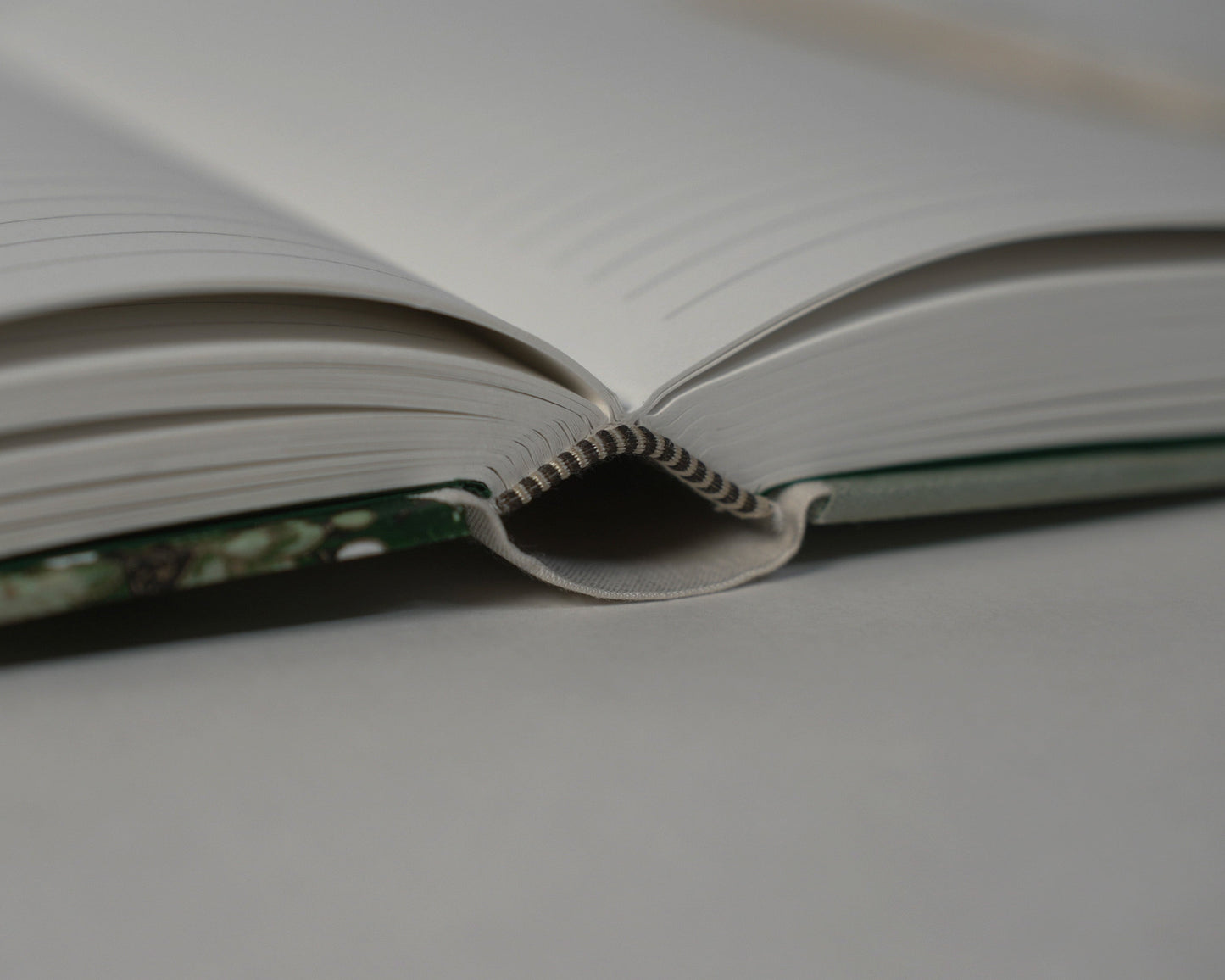 Chiyogami Tri-color Lined Journal — Green
