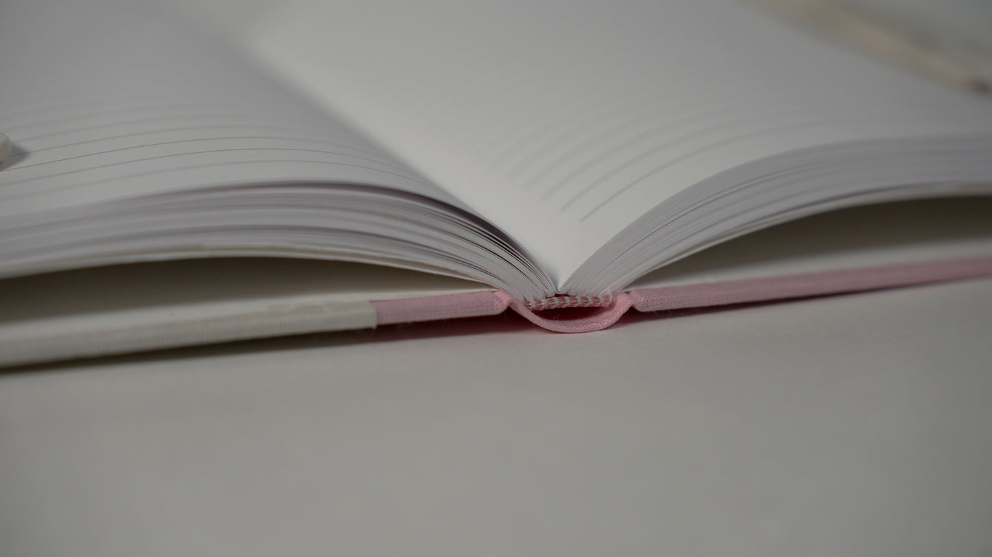Monet Lined Journal — Pink