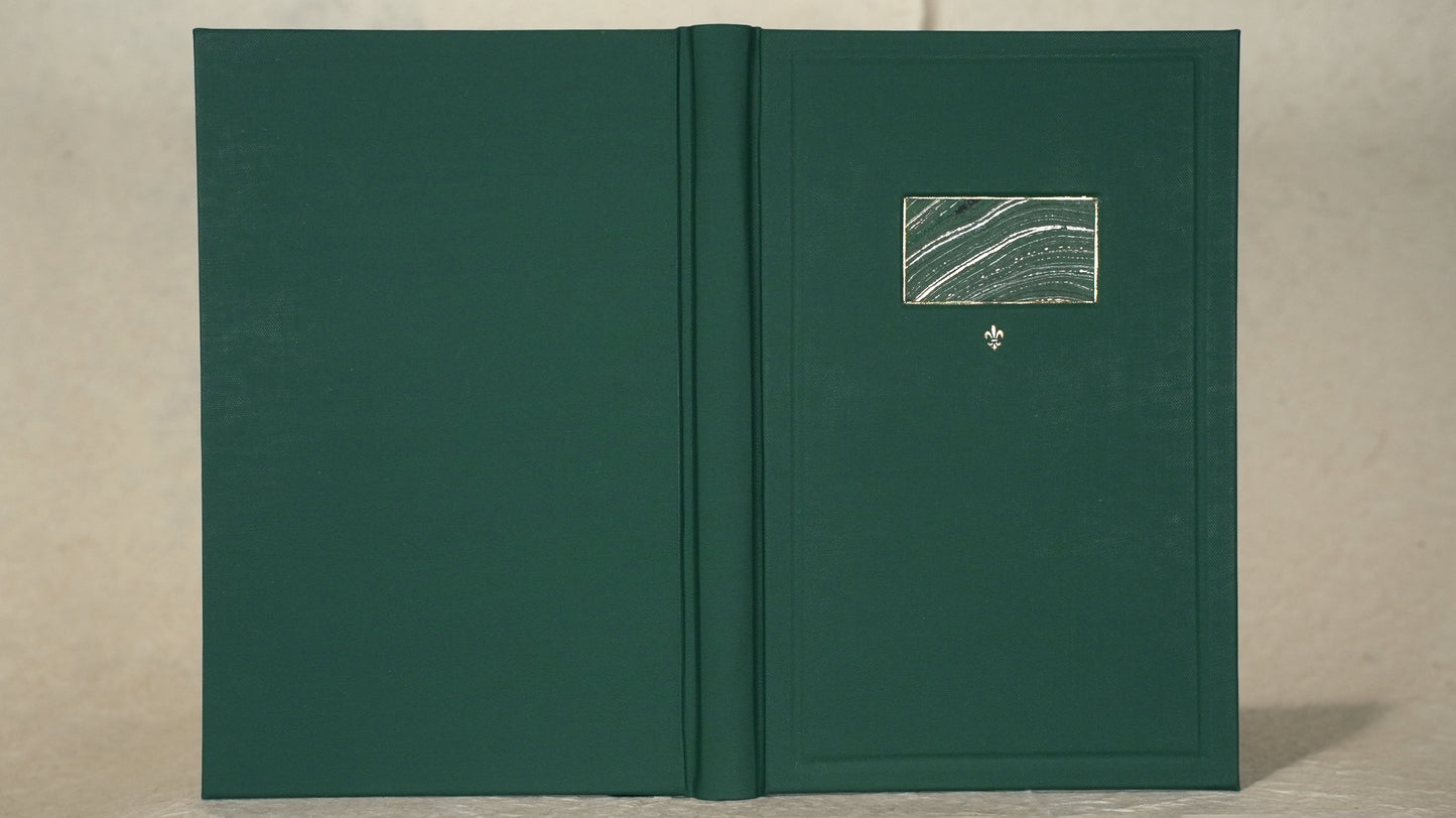Green Fleur-de-lise Journal