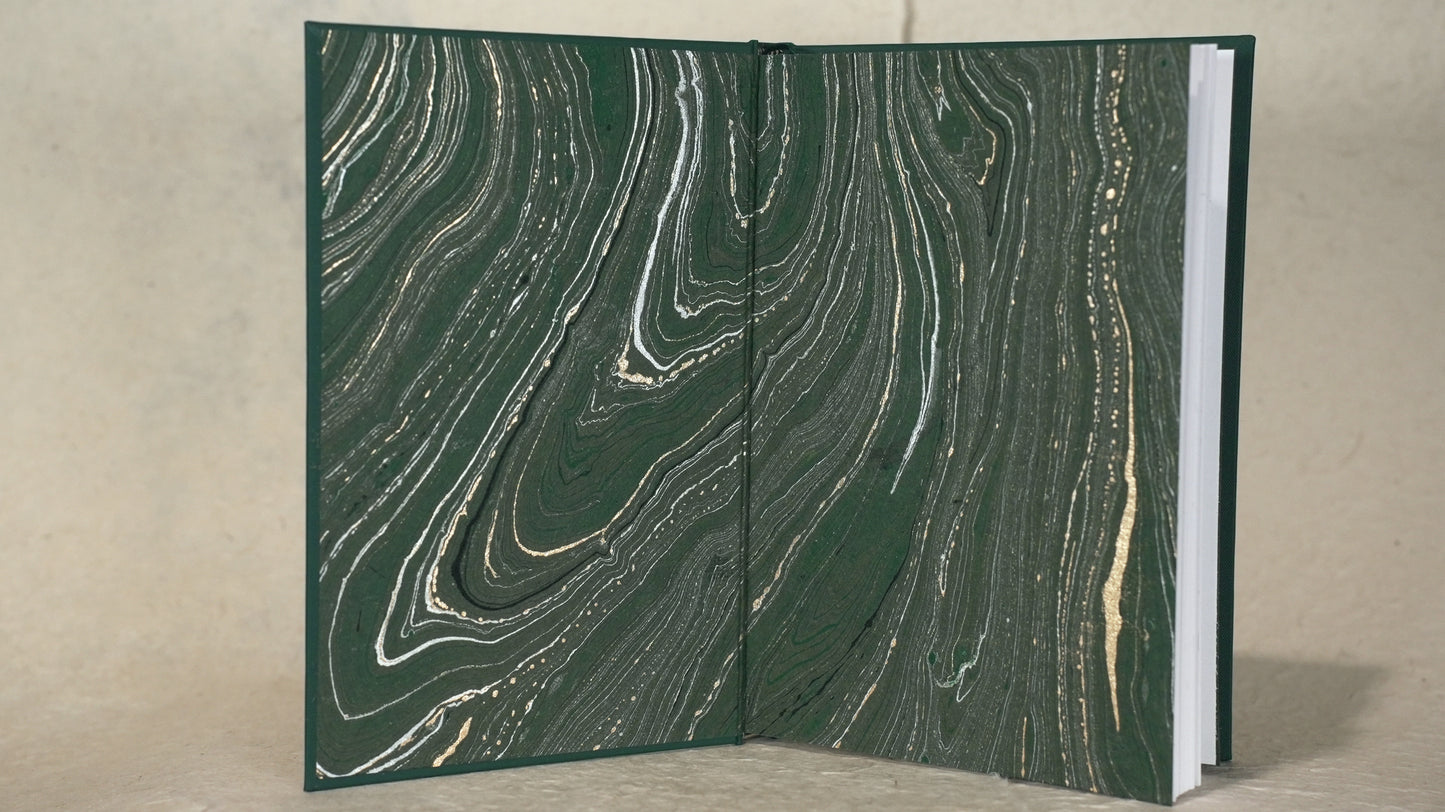 Green Fleur-de-lise Journal