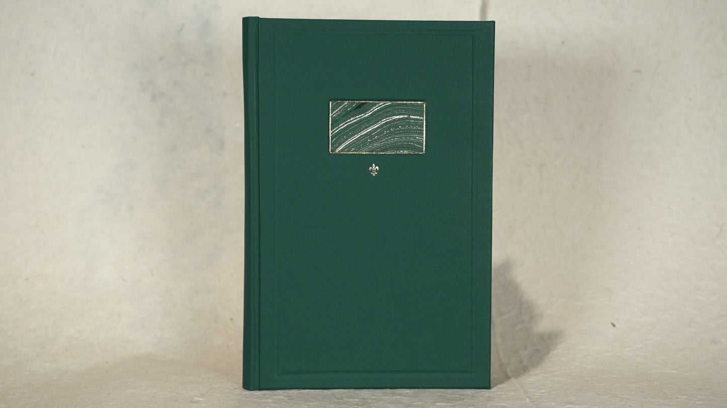 Green Fleur-de-lise Journal