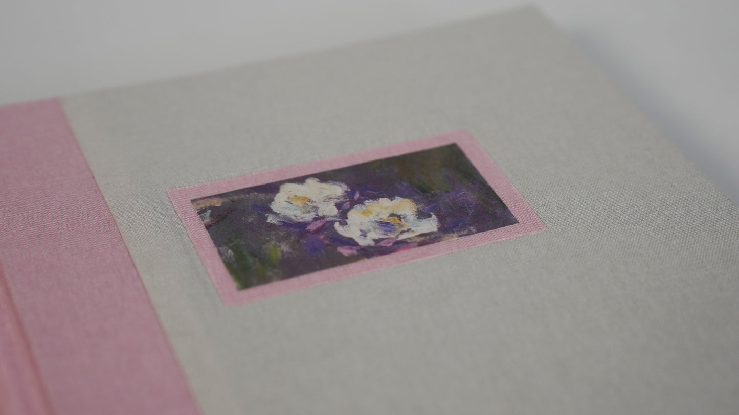 Monet Lined Journal — Pink