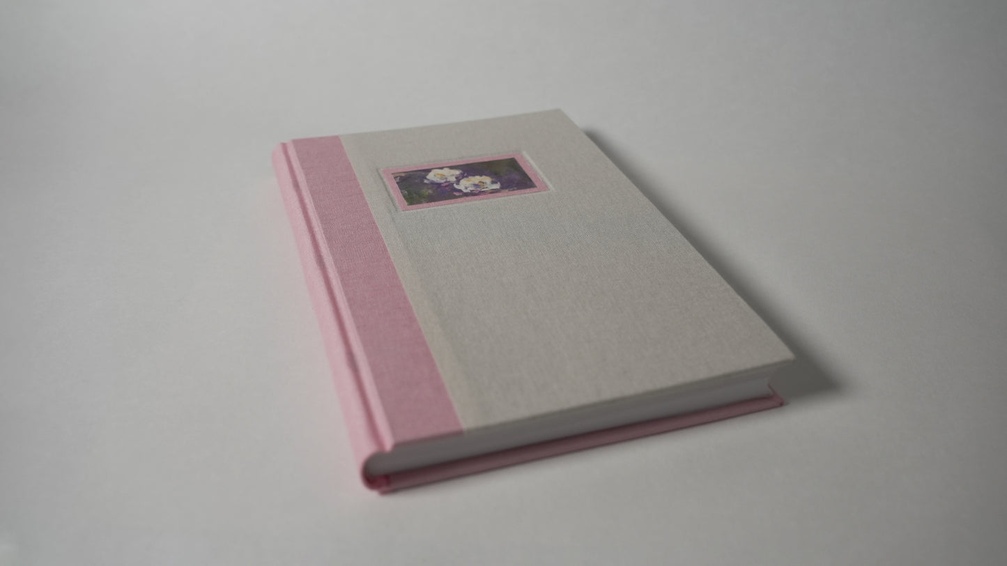 Monet Lined Journal — Pink